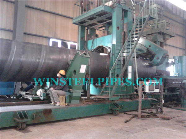 SSAW steel pipe manufacturing process