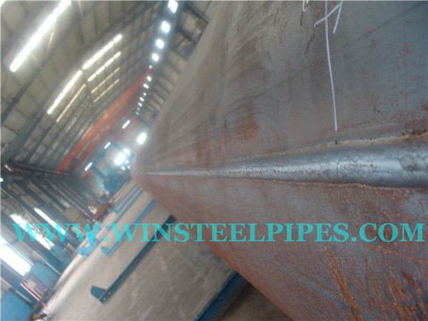 LSAW steel pipe weld seam is straight