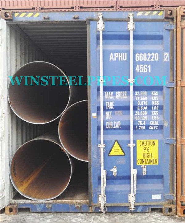 1016.0mm pipe in container