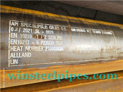26-inch Pipe Marking